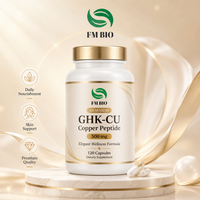 Capsules de supplément de peptide de cuivre GHK-Cu à usage quotidien, supplément GHK-CU, capsules GHK-CU en marque privée