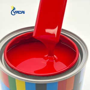 Pintura de Alto Rendimiento para Autos y Barcos, Fórmula Acrílica 1K, Transparente, Rojo Fresco, Secado Rápido, Revestimiento Líquido Económico - Product Image 2