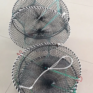Piège à crabe d'aquaculture pliable de haute qualité en Nylon cage à crevettes poisson crabe piège à <span class=keywords><strong>panier</strong></span> d'écrevisses pliable - Product Image 2