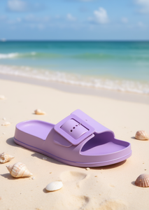 Sandali EVA Infradito con Chiusura a Bottone Unisex Taglia 27 Punta Aperta Tinta Unita Estivi - Product Image 2