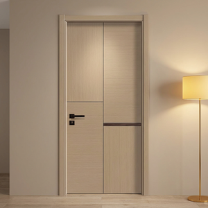 Porta Principal de Madeira de <span class=keywords><strong>Design</strong></span> Clássico Personalizado ZS para Apartamento, Quarto e Banheiro, Interiores de Luxo, Último <span class=keywords><strong>Design</strong></span> - Product Image 3