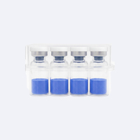Poudre de peptide GHK-Cu de qualité cosmétique 99% Poudre de peptide de cuivre GHK-CU bleue