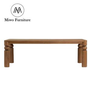 Muebles de Lujo Recién Llegados, Juego de Mesa de Comedor Rectangular, Juego de Mesa y Sillas de Comedor Modernas de Madera Maciza de Roble para 8 Personas - Product Image 1