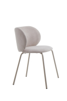Chaises de salle à manger modernes et minimalistes, nouveau style, design doux et confortable, chaises en tissu pour la salle à manger à domicile