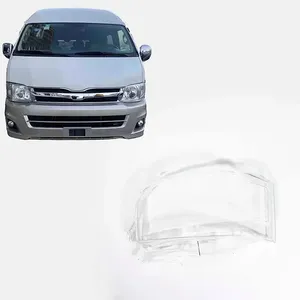 Car Front Headlight Lens Cover Auto Headlamp Lampshade Glass Lamp Shell for Toyota Hiace 2011