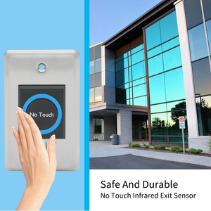 Thép Không Gỉ Không Có Cửa Cảm Ứng Phát Hành Nút Thoát No/NC/COM Cảm Biến Chuyển LED Chỉ Báo Cho Kiểm Soát Truy Cập - Product Image 5