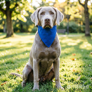 Collier bandana personnalisé en toile de coton pour chien avec sangle réglable, bavoir anti-bave multicolore pour animaux de compagnie, pour chiens de petite à grande taille - Product Image 2