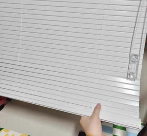 Persianas Venecianas de Aluminio de Fábrica China, 25 mm de Ancho, Cortinas Inalámbricas, Persianas Económicas, Lamas en Forma de L y C, 0.18 mm, Persianas para Dormitorio - Product Image 2