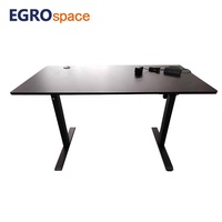 EGROspace Table haute réglable Hauteur Télécommande Ascenseur Ordinateur Cadre électrique Bureau Assis Debout Bureau
