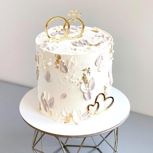 Honey And Sweetness Acrylic <b>Cake</b> Topper Rings Engagement <b>Cake</b> <b>Decorations</b> Party <b>Supplies</b> Ins Style Plastic <b>Cake</b> <b>Decoration</b> - Product Image 4