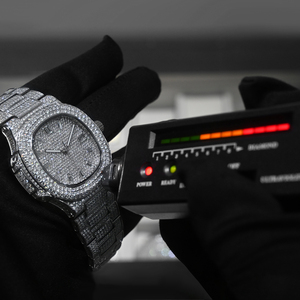 Orologi Meccanici Automatici all'Ingrosso in <span class=keywords><strong>Acciaio</strong></span> Inossidabile con Moissanite D VVS Testati al Diamante Consegna Veloce Direttamente dalla Fabbrica - Product Image 4