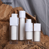 Za — bouteille à pompe sans air, de luxe, pour crème pour les yeux, en acrylique, 100ml, 150 Ml, blanc, noir, doré, sérum sans air, échantillon de 5g 100g