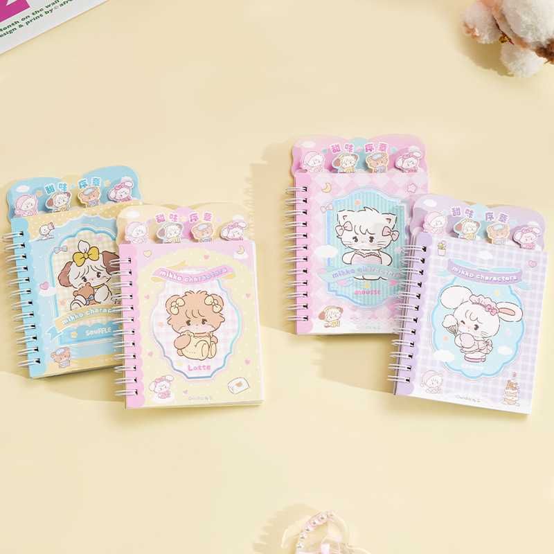 MK042 Wholesale Mikko Small Sweet Spiral Notebook Student Cute