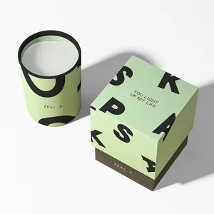 Luxury Custom Scented Candle With Exquisite Paper Gift Box Premium Product Packaging