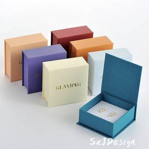 Custom Red Rectangle Self Erecting Paperboard <b>Box</b> With White Triangular Accents For Shoes <b>Clothes</b> And Other Gift Paper <b>Box</b> - Product Image 2