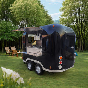 <span class=keywords><strong>Mini</strong></span> camion de nourriture de rue mobile personnalisé, chariot de nourriture rapide pour <span class=keywords><strong>hot</strong></span>-dogs, hamburgers, glaces, pizzas, avec cuisine complète - Product Image 3