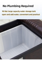 Tête de spa eau thérapie shampooing lit grande capacité réservoir de stockage d'eau pour circulation d'eau shampooing lit