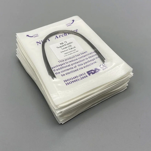 ขายส่งทันตกรรมจัดฟันธรรมชาติรูปแบบกลมสี่เหลี่ยมผืนผ้า NiTi นิกเกิลไทเทเนียมลวดโค้ง - Product Image 6