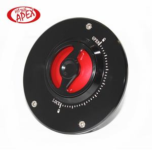 Bouchon de réservoir de carburant CNC en aluminium pour moto, KAWASAKI <span class=keywords><strong>NINJA</strong></span> <span class=keywords><strong>300</strong></span> NINJA300R <span class=keywords><strong>Z300</strong></span>, boulon, verrouillage rapide, couvercle de gaz torsadé sans clé - Product Image 2