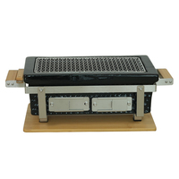 Barbecue au charbon de bois AUPLEX BQ8T, barbecue d'extérieur, poêle Hibachi classique japonaise, Konro avec grille en maille