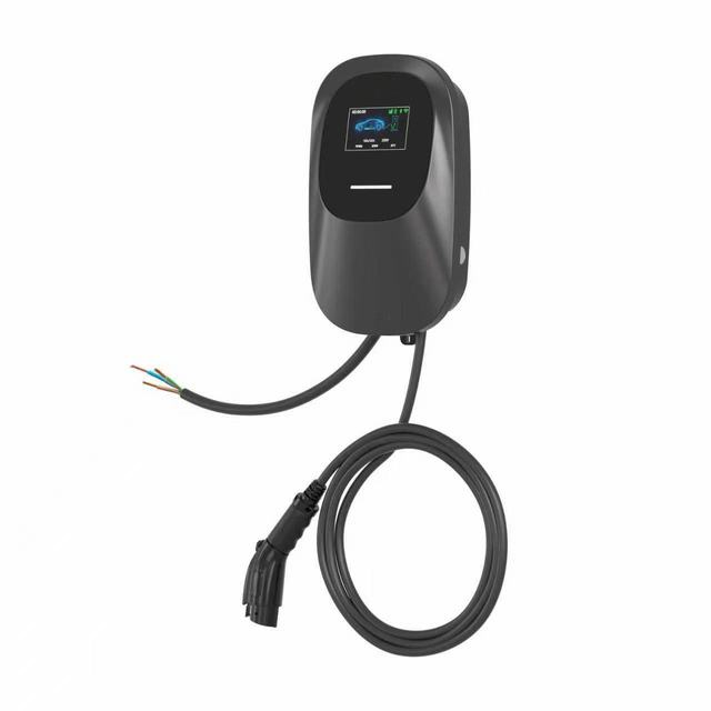 New NengRui S02EU7K 7kW/11kW/22kW Wall-mounted AC EV Charger Type 2 Plug 4.3'' LCD Display IP65 CE/RoHS/TUV Certificates