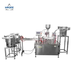 HIGEE automatic gel filling machine automatic rotary filling capping machine