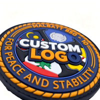 Patchs 3D en relief personnalisés de haute qualité avec logo OEM, en caoutchouc souple PVC thermocollant, motifs fleurs, étoiles, cœurs, alphabet pour vêtements et chapeaux
