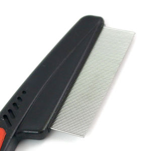 Stainless Steel Plastic Portable Fine Needle <b>Comb</b> Durable Customized 18*4.5cm Grooming Tool for Hair Removal <b>Flea</b> <b>Comb</b> for Cats - Product Image 2