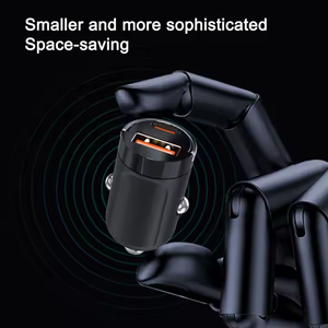 ที่ชาร์จไฟในรถขนาดเล็ก100W มีแหวนดึงสำหรับ <span class=keywords><strong>iPhone</strong></span> QC3.0 <span class=keywords><strong>MINI</strong></span> PD <span class=keywords><strong>USB</strong></span> Type C ที่ชาร์จโทรศัพท์ในรถยนต์ - Product Image 5