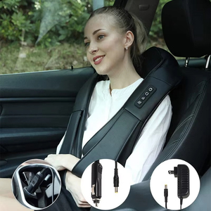 Precio barato fabricante de China masajeador de cuello inalámbrico calor amasar cuello masajeador Shiatsu cuello y hombros chal masajeador - Product Image 6