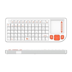 Compact <b>Wireless</b> Keyboard Metal Aluminum Alloy 2.4G Dual Mode RGB Backlit Touchpad Trackpad For Laptop Tablet <b>PC</b> Phone - Product Image 1