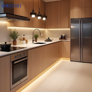 Fabricants de meubles de <span class=keywords><strong>cuisine</strong></span> et d'articles d'amélioration de l'habitat, portes d'armoires en MDF, poignées de placards, armoires de <span class=keywords><strong>cuisine</strong></span> prêtes à l'emploi en mélamine - Product Image 4