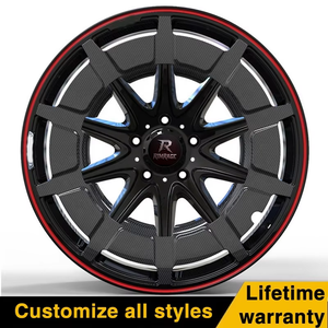 คาร์บอนไฟเบอร์ฟอร์จแบบกำหนดเอง ขนาด 15-26 นิ้ว สีดำ 5x112 สำหรับ Mercedes S63, BMW, Audi รองรับการปรับแต่งเต็มรูปแบบ - Product Image 2