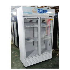 Enfriador de Bebidas Vertical Comercial REBIRTH RB de 36 Pies Cúbicos, 2 Puertas de Vidrio, 4 Estantes Ajustables, Pantalla LED, Aprobado por ETL - Product Image 4