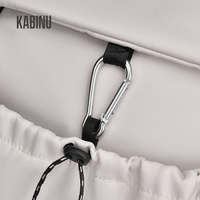 Sac à dos pour ordinateur portable avec logo personnalisé, à cordon de serrage, résistant à l'eau, pour les voyages en plein air, le campus et l'usage quotidien