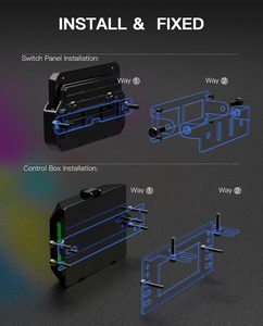 Không dây RGB 8 gang bảng chuyển đổi, chuyển đổi biển bảng điều chỉnh hộp - Product Image 6