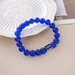 Di alta qualità blu e bianco perline 1914 <span class=keywords><strong>fratellanza</strong></span> gioielli ad alto costo prestazioni Phi Beta Sigma fraternità decorazione bracciale - Product Image 2