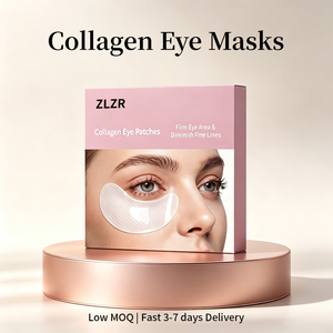Lot de 60 masques pour les yeux véganes hydratants anti-âge au collagène et au rétinol pour les cernes et les rides - Product Image 1
