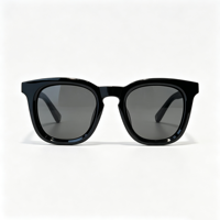 Lunettes de soleil carrées vintage 2026 effet écaille de tortue, monture en acétate de luxe, verres polarisés UV400 pour hommes et femmes
