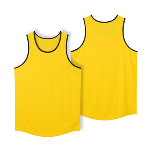 Men's Summer Loose Sports Vest Sleeveless Tank Top Fitness <b>Running</b> Basketball Training Breathable Quick-Dry 100% Polyester OEM - Product Image 5