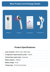 Thiết bị trị liệu bằng <span class=keywords><strong>laser</strong></span> mức độ thấp 650nm 808nm thiết bị giảm đau trị liệu bằng <span class=keywords><strong>laser</strong></span> cầm tay cho viêm khớp gối viêm khớp dạng thấp - Product Image 5