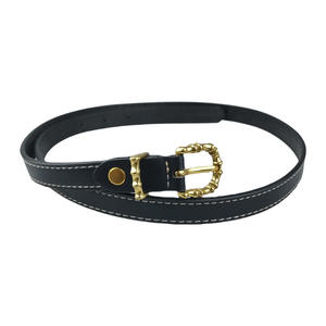 <strong>Peplum</strong> of Leather Patchwork Cloth <strong>Belt</strong> Design Sense of Gold Buckle Leather <strong>Belt</strong> Jeans Waist <strong>Belt</strong> - Product Image 3