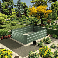 Cesto de Metal Elevado para Jardim DIY: Floreira para Viveiro ou Cerca - Embalagem em Caixas para Uso no Chão