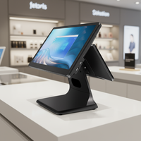 Système de point de vente à double écran personnalisé J6412, caisse enregistreuse pour commerce de détail, machine de paiement POS, terminal POS tout-en-un