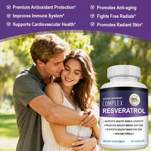 Suplemento de Resveratrol de Marca Privada OEM/ODM, 1800 mg, Propiedades Antioxidantes y Antiinflamatorias, Cápsula Dura - Product Image 3