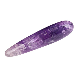 Varita de Masaje Yoni de Cristal de Amatista Natural Grande para Mujeres, Hecha a Mano, Pulida, Juguete Sexual para Ejercicios de Kegel - Product Image 4