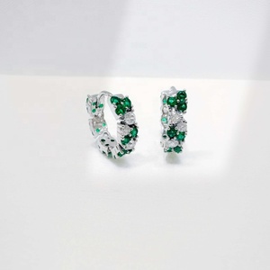 Pendientes de Plata de Ley 925 Personalizados, Elegantes, de Verano, para Maestras, con Circonita, Diseño de Gota de Agua, para Mujer, Venta al Por Mayor - Product Image 2