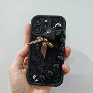 Bracciale da bambola a scacchi in tessuto stile Chen confezione completa 11 Cover regalo per Apple 16 15 14 13 <span class=keywords><strong>Pro</strong></span> Max custodia per cellulare - Product Image 3