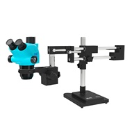 Microscopio Estéreo Trinocular RELIFE RL-M6T-STL2 con Zoom Continuo, Enfoque HD y Gran Angular para Reparación de Placas Base de Teléfonos Móviles y PCB