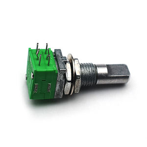 Potentiomètre double équilibré B50K à axe court M7-20MM vert pour <span class=keywords><strong>guitare</strong></span> électrique - Pièce de <span class=keywords><strong>guitare</strong></span> DIY - Product Image 2